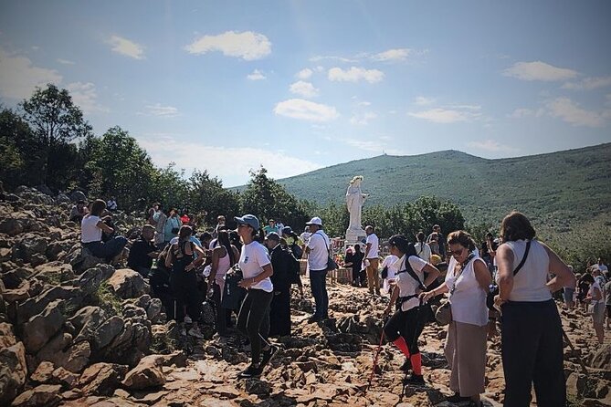 Medjugorje Private Day Trip from Dubrovnik + Kravice Waterfalls - St. James Church and the Apparition Hill: Plan Your Shoes and Your Timing