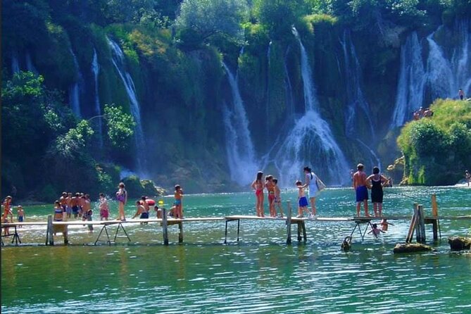 Mostar And Kravica Waterfalls Private Tour From Dubrovnik - Kravica Waterfalls: Swim Options, Walkable Trails, and Water Noise