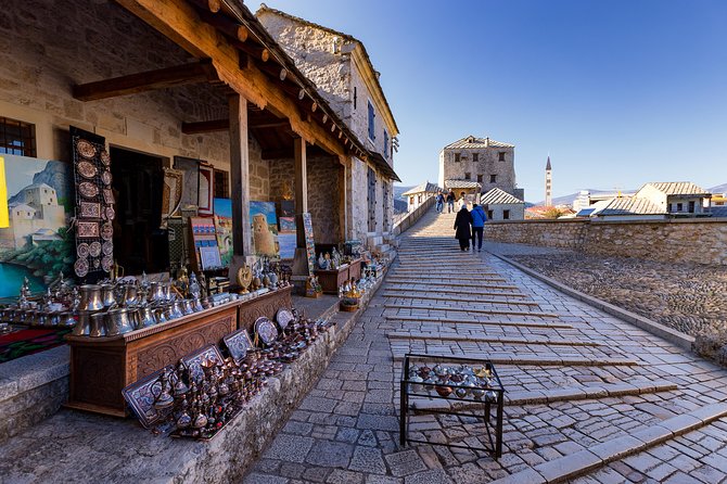 Mostar & Kravice waterfalls full-day guided tour from Split - Mostar’s Old Bridge area: the centerpiece you will remember