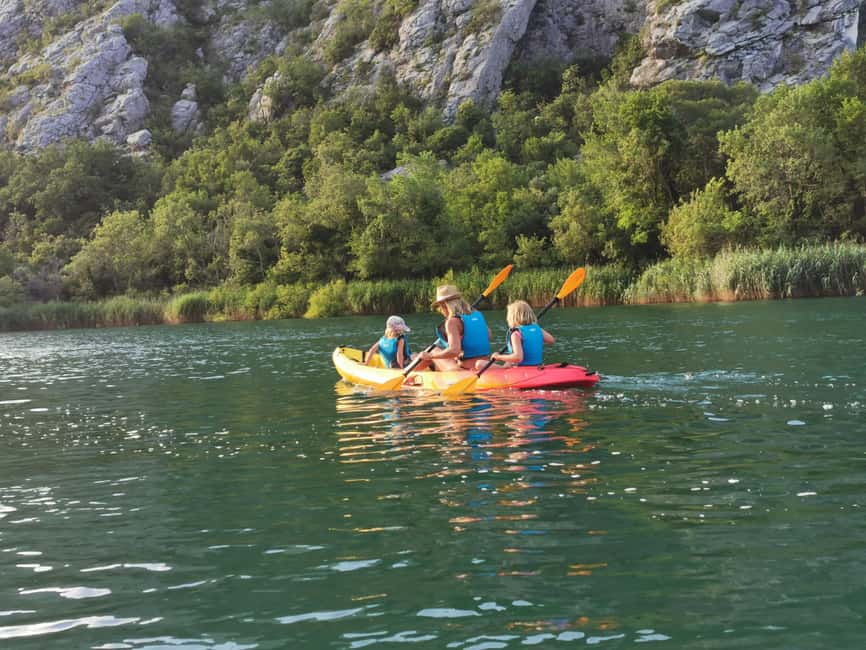Omiš/Split: 4h Kayaking in Cetina Protected Nature Park Area - Key highlights at a glance