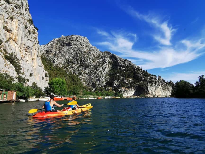 Omiš/Split: 4h Kayaking in Cetina Protected Nature Park Area - Zakučac hydroelectric plant and the zipline overhead