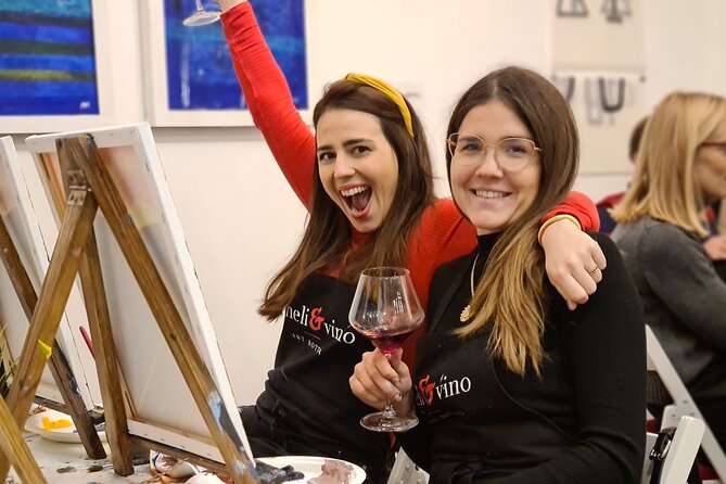 Painting party at Art Bottega - Paint & Wine Studio in Split - Painting and Wine at Art Bottega: the night’s purpose