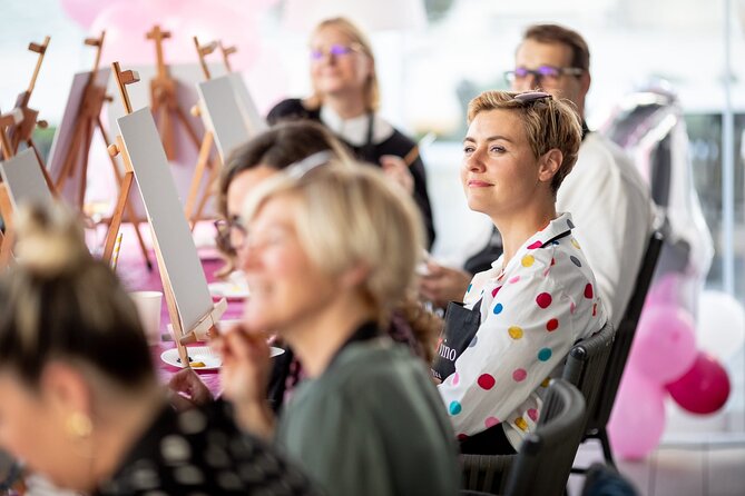 Painting party at Art Bottega - Paint & Wine Studio in Split - Step-by-step painting for beginners, without art-school pressure