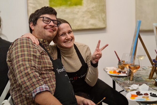 Painting party at Art Bottega - Paint & Wine Studio in Split - Wine and social energy, how the vibe actually feels