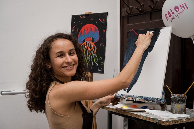 Painting party at Art Bottega - Paint & Wine Studio in Split - Split logistics that make planning easier