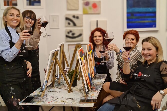 Painting party at Art Bottega - Paint & Wine Studio in Zadar - Timing and group size: how the evening stays social