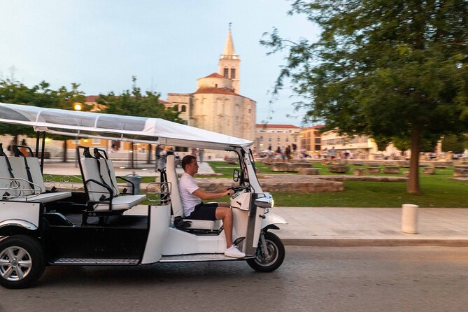 Panorama guided Zadar Eco Tuk Tuk tour - St. Donatus and the Forum: a quick old-town orientation walk