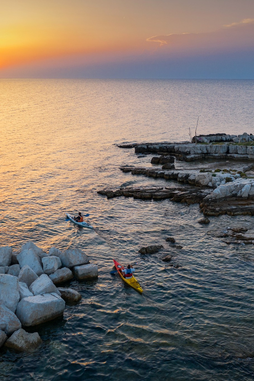 Poreč: Sea Kayaking Sunset Tour - Paddling Into Poreč at Golden Hour