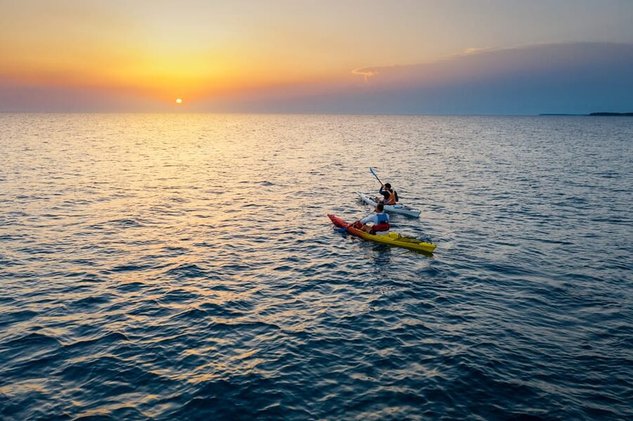 Poreč: Sea Kayaking Sunset Tour - The Farewell Drink and the Human Side of Kayaking