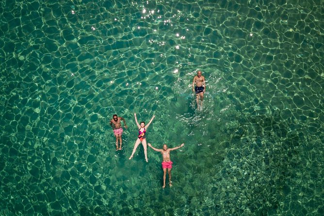 Private Blue Cave 5 Islands Tour from Trogir - Green Cave: sunlight from above, swimmer-only entry, and extra tickets