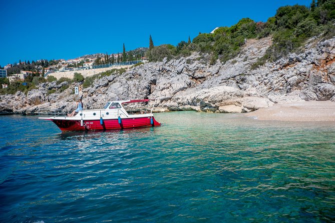 Private boat tour- explore the islands, find hidden caves and try snorkelling - Stop 1: Koločep Island Caves and Blue Cave Snorkeling