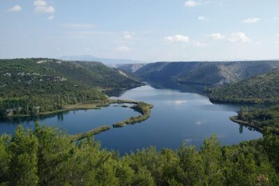 Private day tour to Krka Waterfalls, Primosten & Trogir