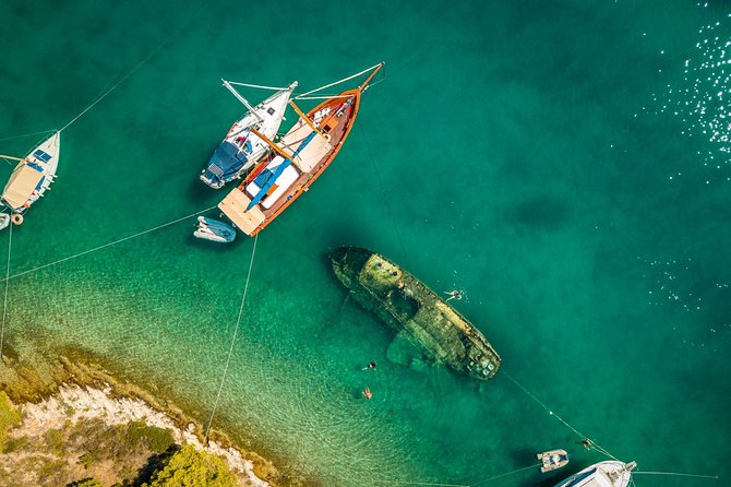 Private Full-Day Croatian Islands Boat Tour from Trogir - Maslinica Beach: A Quick Swim and Snorkel Before Lunch