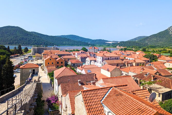 Private Full Day Peljesac Wine Tasting Tour from Dubrovnik - Ston: medieval walls, salt pans, and a good lunch setup