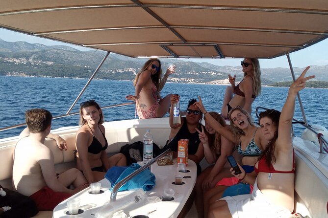 Private Speedboat Guided Tour: Explore the best of Dubrovnik Islands - Dubrovnik old town from the water, with legends under Lovrijenac