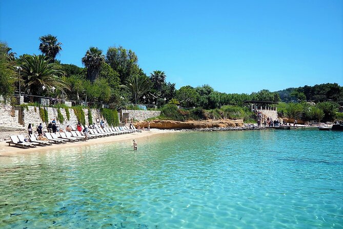 Private Tour of Red rocks, Pakleni Islands and Hvar's Southern Beaches - Stop 2, Lucisca Beach: a crystal-clear swim with cliff drama
