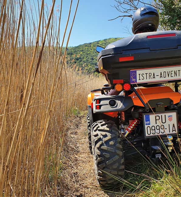 Pula and Rovinj: 1, 2, 2.5 or 4-Hour Istra Quad Safari - Rovinj and Lim Bay, quick off-road fun plus Turnina Castle