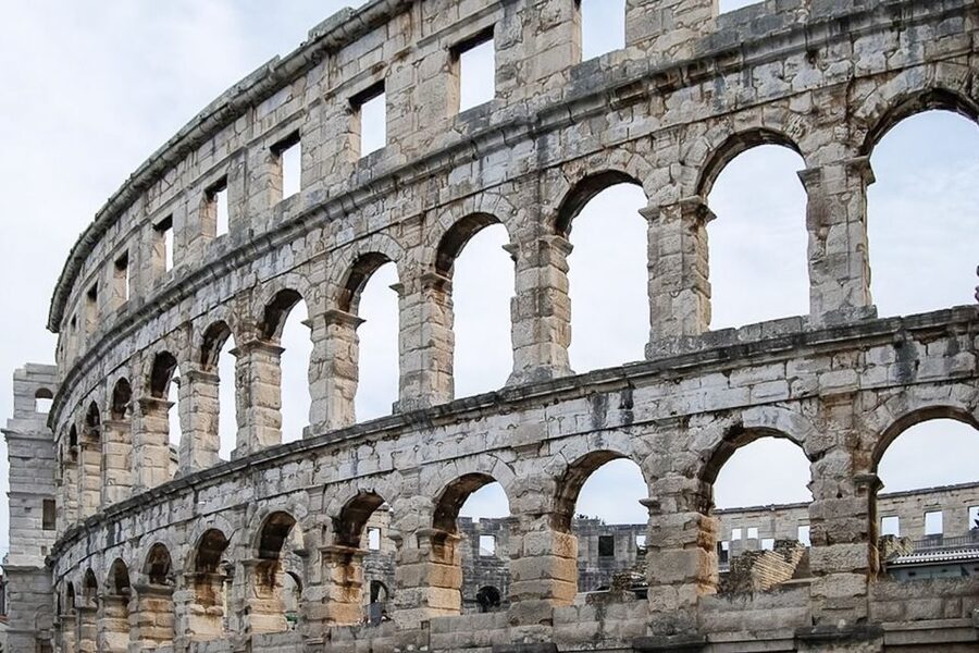 Pula: Arena Entrance Ticket - The Amphitheater Seats: Where Gladiators and Animal Hunts Felt Real