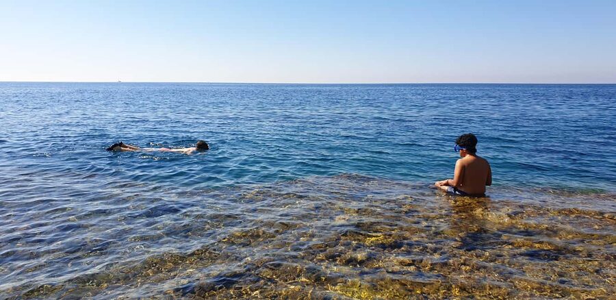 Pula: Kayak Adventure with Cave & Island Snorkeling - Fraskeric island break: swimming, snorkeling gear, and an optional extra cave