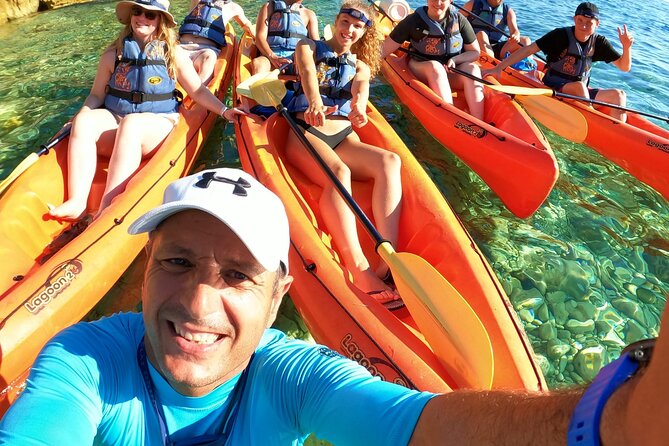 Pula Kayak Tour-Cliff jumping,snorkeling& free GoPro pictures - Cave Kayaking: Rock Walls, Quiet Water, and Possible Bats