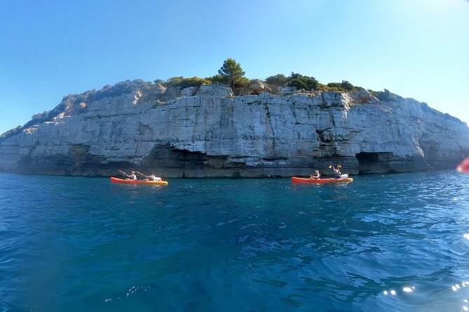 Pula Kayak Tour-Cliff jumping,snorkeling& free GoPro pictures - Guides Like Denis and Marko, and Why Their Photos Matter