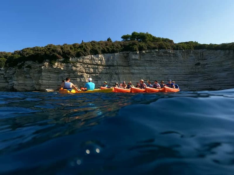 Pula: Kayak Tour, Cliff Jumping, Snorkeling & GoPro Pictures - Hidden Beach by Sea: Snorkeling in Clear Water