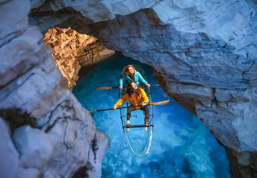 Pula: Night-Time Sea Kayaking Tour in Transparent Kayak - Watching the Adriatic Seafloor Glow Beneath Your Feet