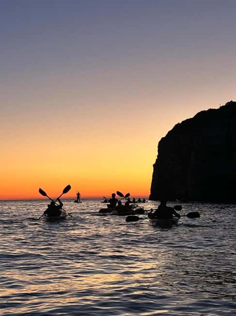 Pula: Night Tour in Transparent Kayak with Stargazing - High cliffs and hidden sea caves after sunset