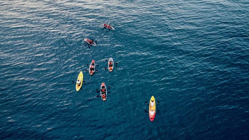 Pula: Night Tour in Transparent Kayak with Stargazing - How the LED-lit clear kayak improves marine viewing