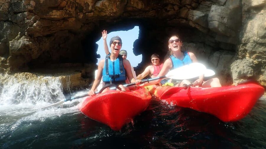 Pula: Sea Adventure – Boat, Kayak, Snorkeling & Cliff Jumps - Kayaking Muzil Peninsula: Cliffs, Canyons, and Sea-Only Rocky Passages