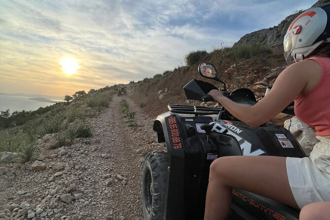 Quad Biking Off Road Tour starting 10 minutes drive from Split - First You Meet the Machines, Then You Get to the Real Views
