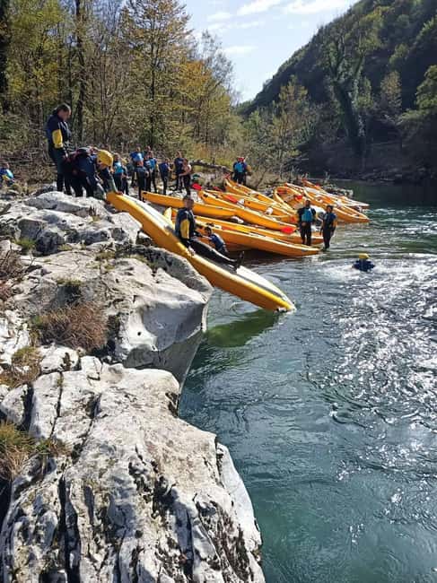 Rafting/Kayaking adventure river Kupa - Spring, autumn, and the rain effect on water level