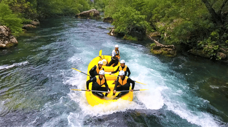 Rafting on the Cetina river - Cetina River rafting on a class 1-3 route that still feels like an adventure