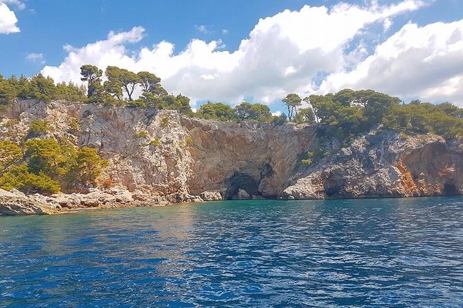Rent a speed boat and explore beaches and coves of Elaphiti Islands - Koločep Island for coves and cave swimming time