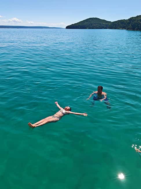 Romantic Zadar Sunset and Night Coctails Cruise - Swimming and snorkel time when the route allows it