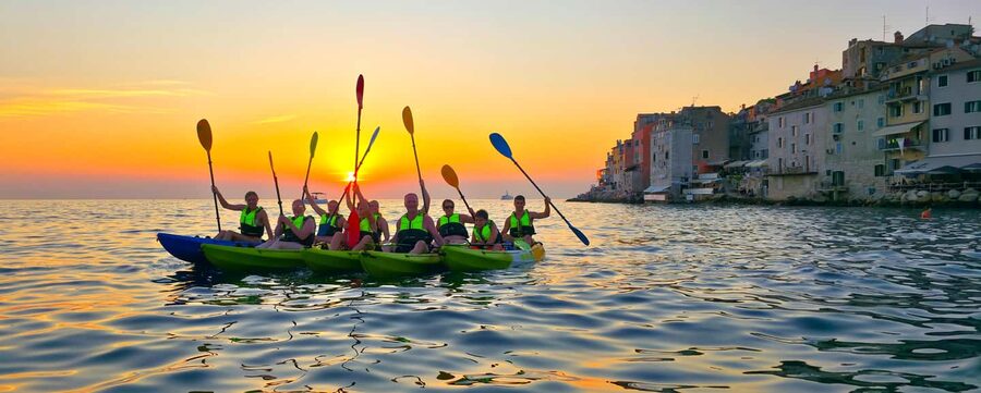 Rovinj-Amazing kayak tour &snorkeling &free drink &photos - Island time for a drink, a swim, and a breather