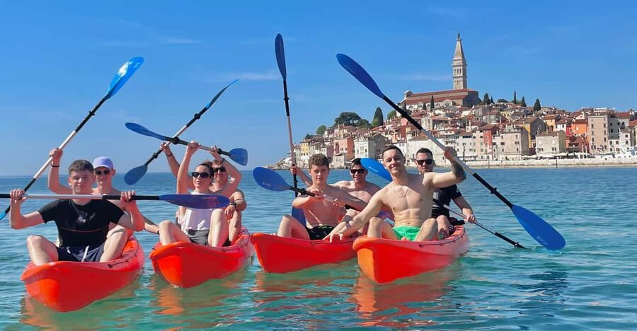 Rovinj:BUBA KAYAK TOURS:snorkeling,jumping,FREEdrinks&photos - Why Rovinj Looks Better From Water Level