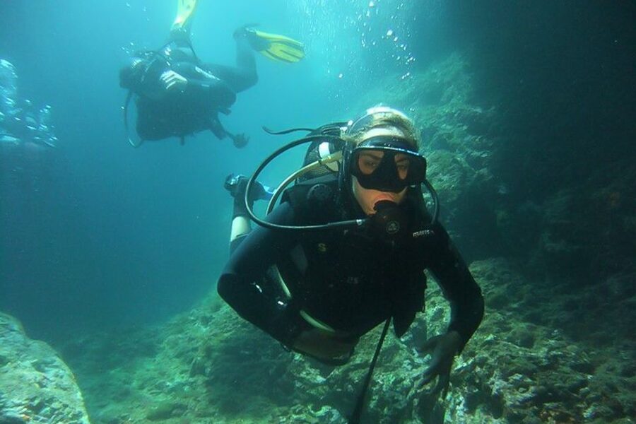 Scuba Diving in Dubrovnik: 1 Dive for Certified Divers - Tomislav wreck near Lokrum, with Dubrovnik close by