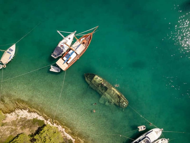 Shipwreck - Blue Lagoon All Inclusive + Trogir Walking Tour - Kontesa Shipwreck Snorkeling: What to Expect When the Deck View Is Not the Point