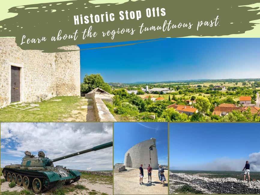 Šibenik: Croatia in a Day, Vistas, History, Olive Oil, Wine - Kaštel Benković: a guided history stop that explains the coast-to-hinterland link