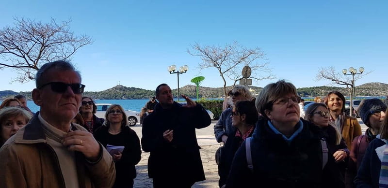 Šibenik: Medieval Night Walking Tour - Column of shame, medieval fairs, and the moral geography of Šibenik
