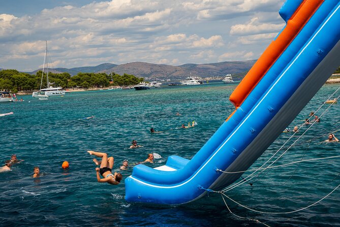 Slatine - Island Hopping Excursion (Trogir/Blue Lagoon/Shipwreck) - Nečujam on Šolta: a sunken ship snorkel stop