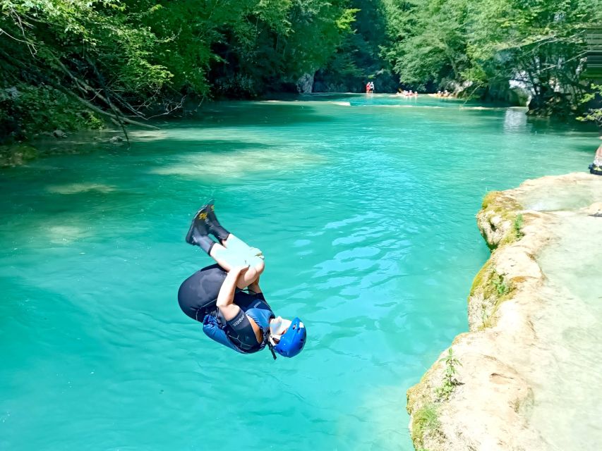 Slunj: Upper Mreznica River Kayaking Adventure - On the River: Rapids, Slides, and the Waterfall Line-Up