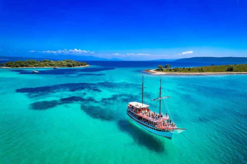 Split: 3 Island & Blue Lagoon Cruise with Lunch & Drinks - A 1903 Wooden Ship Makes the Day Feel Like a Real Escape