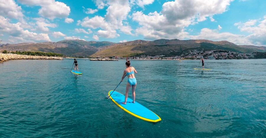 Split: Adriatic Sea and River Stand-Up Paddleboard Tour - Camp briefing and the first practical SUP lessons, before you go anywhere fun