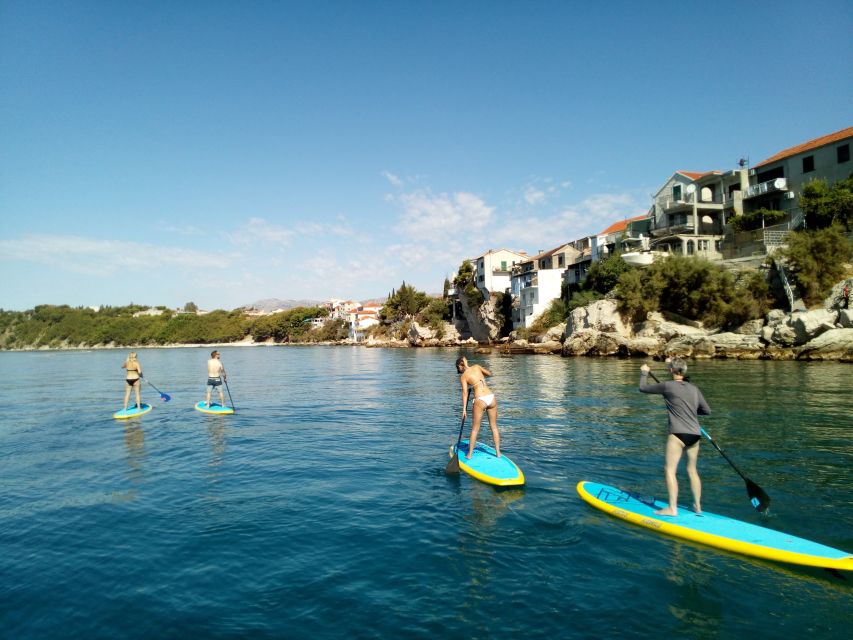 Split: Adriatic Sea and River Stand-Up Paddleboard Tour - Cliff jumps and rock breaks: optional thrill without turning into a stunt show