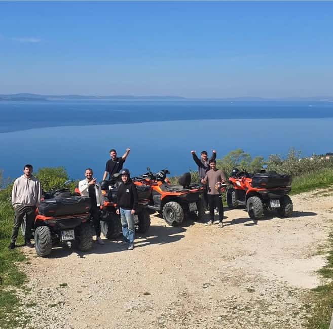 SPLIT: ATV Panorama Tour Podstrana & Horses - Game of Thrones quarry stop and the optional horse riding
