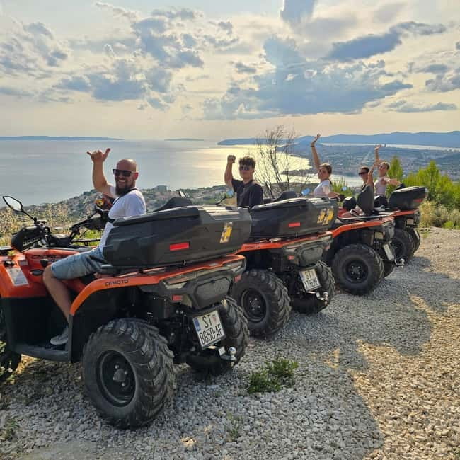 SPLIT: ATV Panorama Tour Podstrana & Horses - How the small group ride works in real life