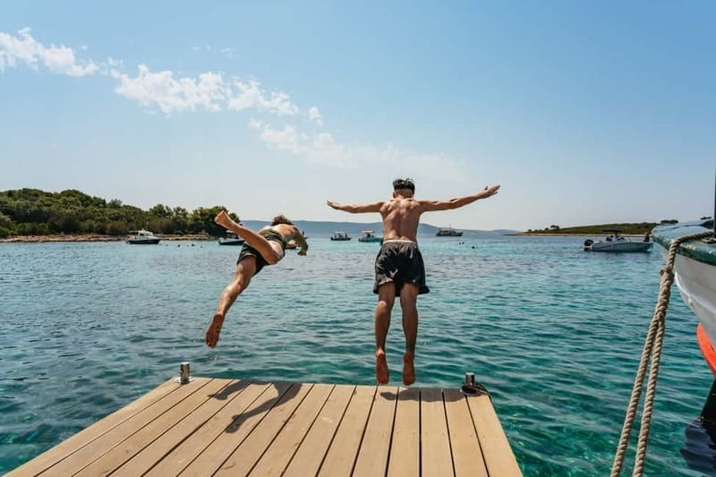 Split: Blue Lagoon & 3 Islands Small Group Speedboat Tour - Trogir UNESCO in 75 Minutes: Stone Streets, Waterfront Promenade, and Photo Time