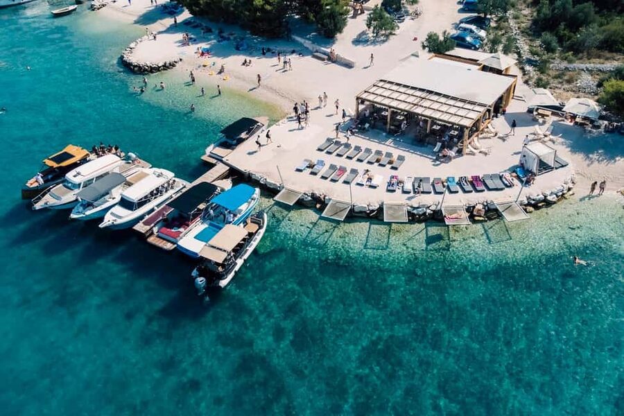 Split: Blue Lagoon and 3 Islands Speedboat Tour - Blue Lagoon Bay: snorkeling time and the best photo light